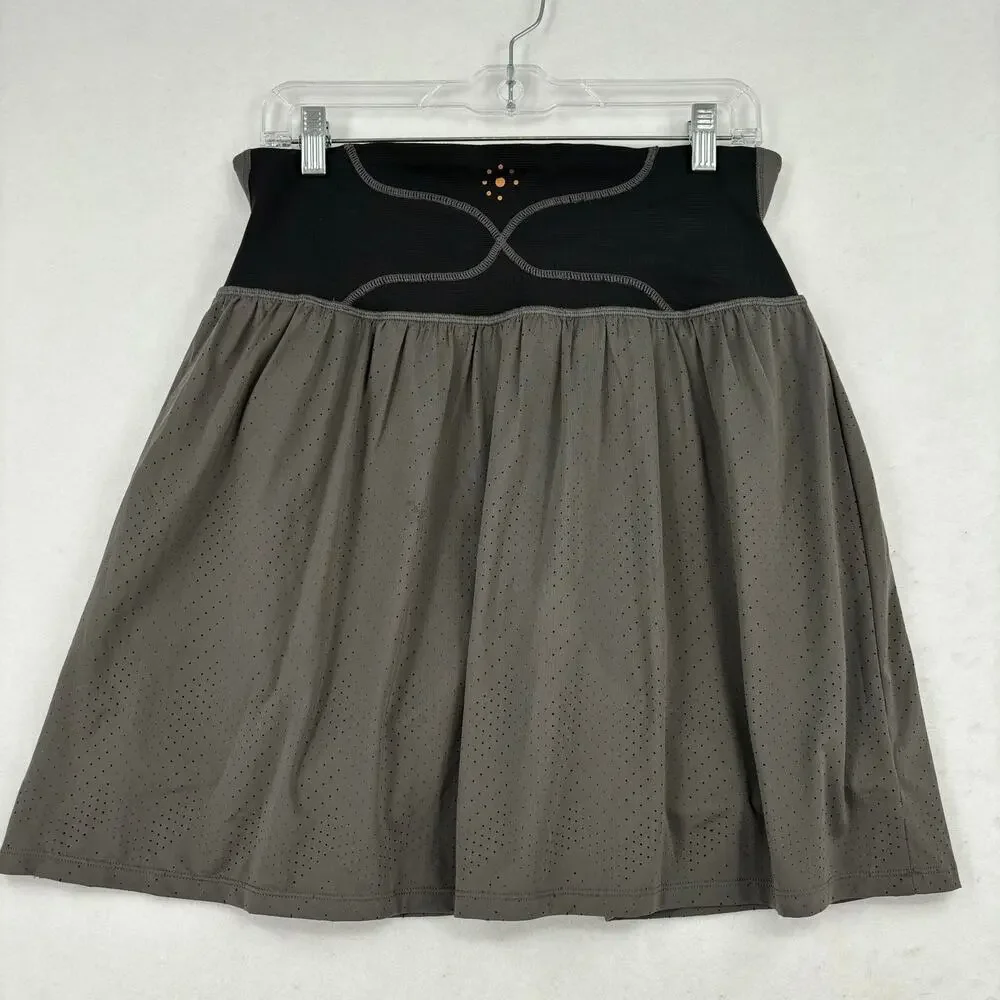 Copper Life Skort Size XL Back Support Gray Black Lined Skirt‎ by Tommie Copper